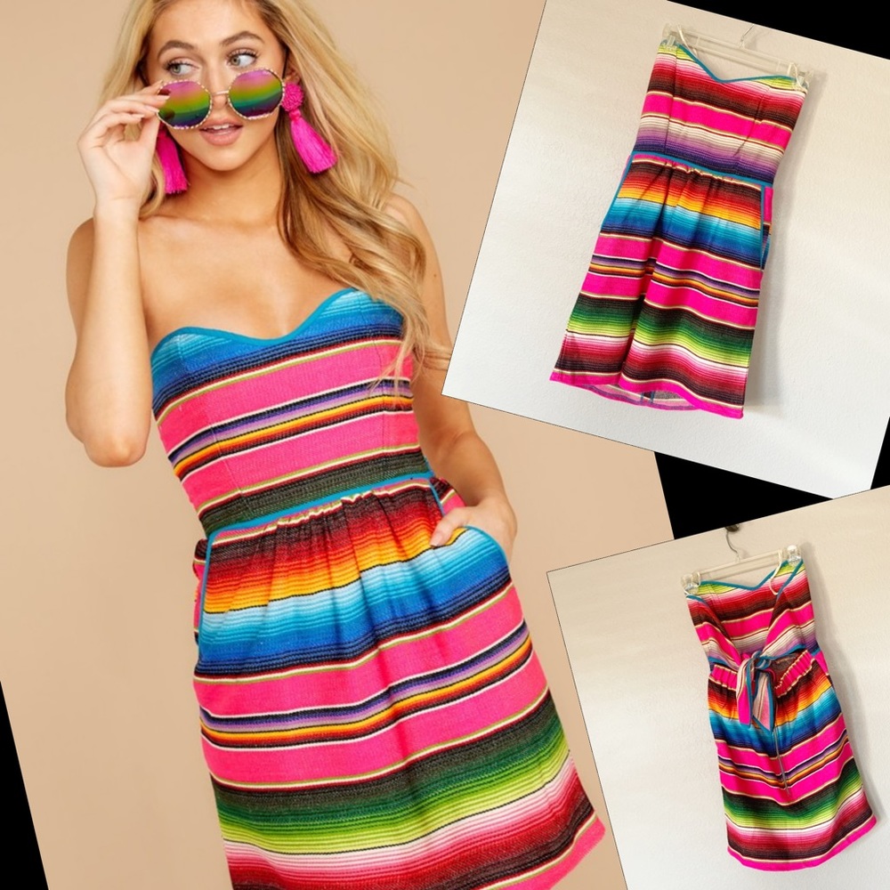 Judith March serape dress small